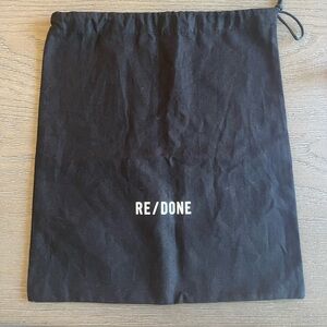 Re/Done Black Dust Bag